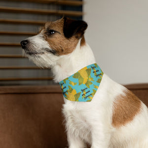 Lemon Pet Bandana Collar