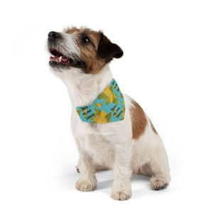 Lemon Pet Bandana Collar