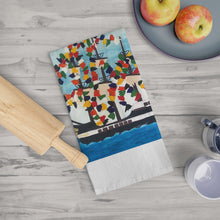 Load image into Gallery viewer, Gasparilla Pirate Ship Tea Towel