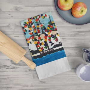 Gasparilla Pirate Ship Tea Towel