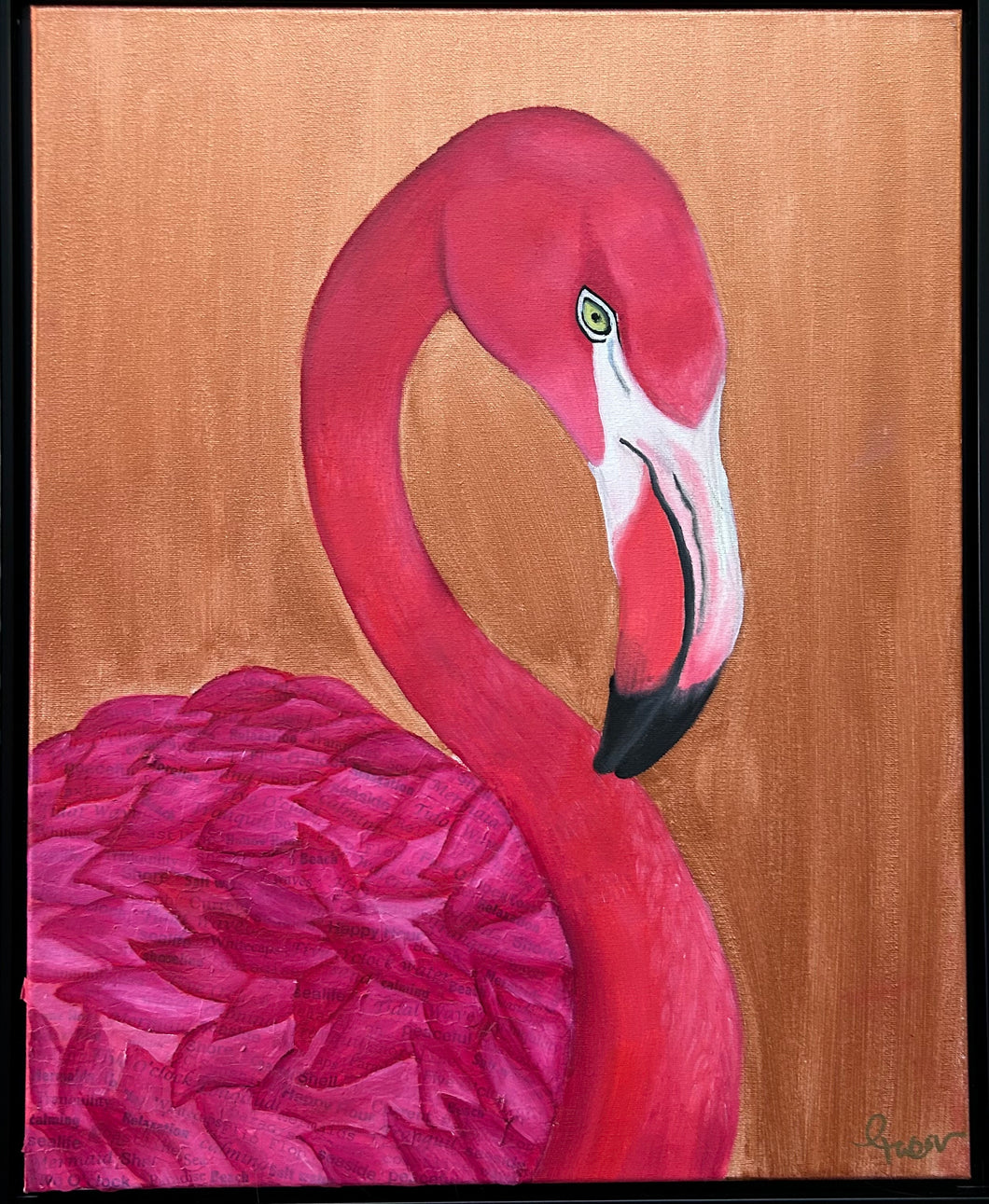 Gilded Flamingo