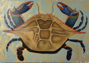 Blue Crab in Water