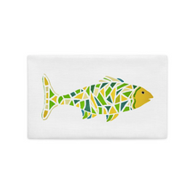 Load image into Gallery viewer, Mosaic Fish Premium Pillow Case - three color options