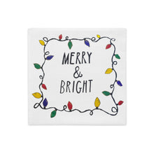 Load image into Gallery viewer, Merry and Bright - Premium Pillow Case